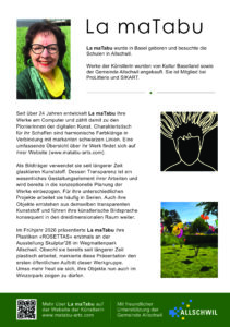 maTabu-arTs - ART of maTabu - ART at Basel 2 La maTabu WinPa Flyer RS 1