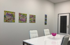 Ausstellungen 12 maTabu_li: Rau Orig qua 50/50 cm re: Rau Orig qua 25/25 cm
