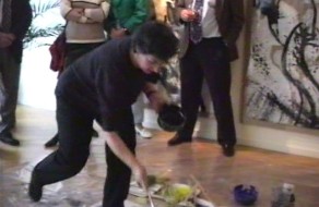 Ausstellungen 176 Austellung „Kraft-Ausdruck“, 1995_Actionsmalerei